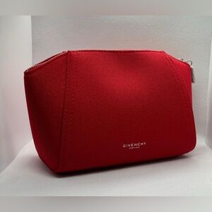 Givenchy Red Cosmetic Bag